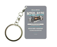 Thumbnail for M250-B17F Key Chain design on gray key chain