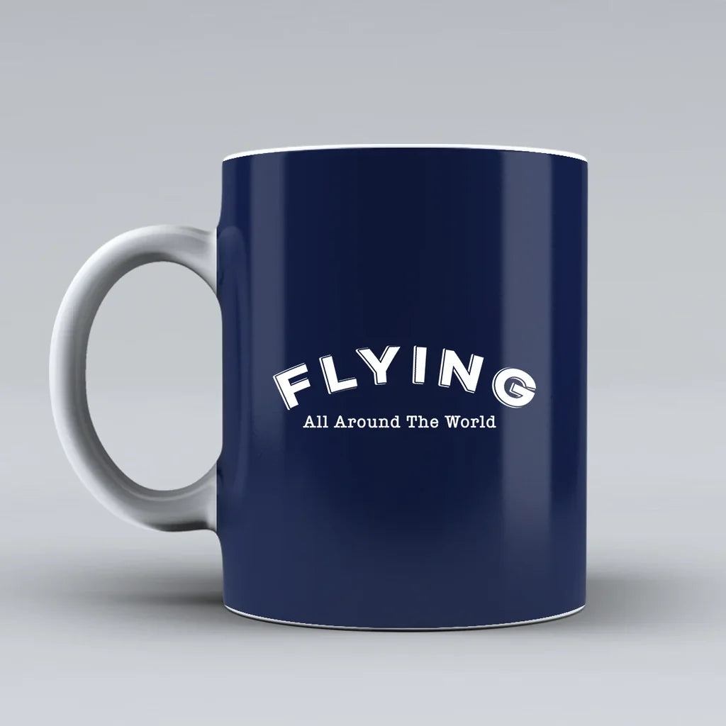 Customisable Flying All Around The World Mug - view 6