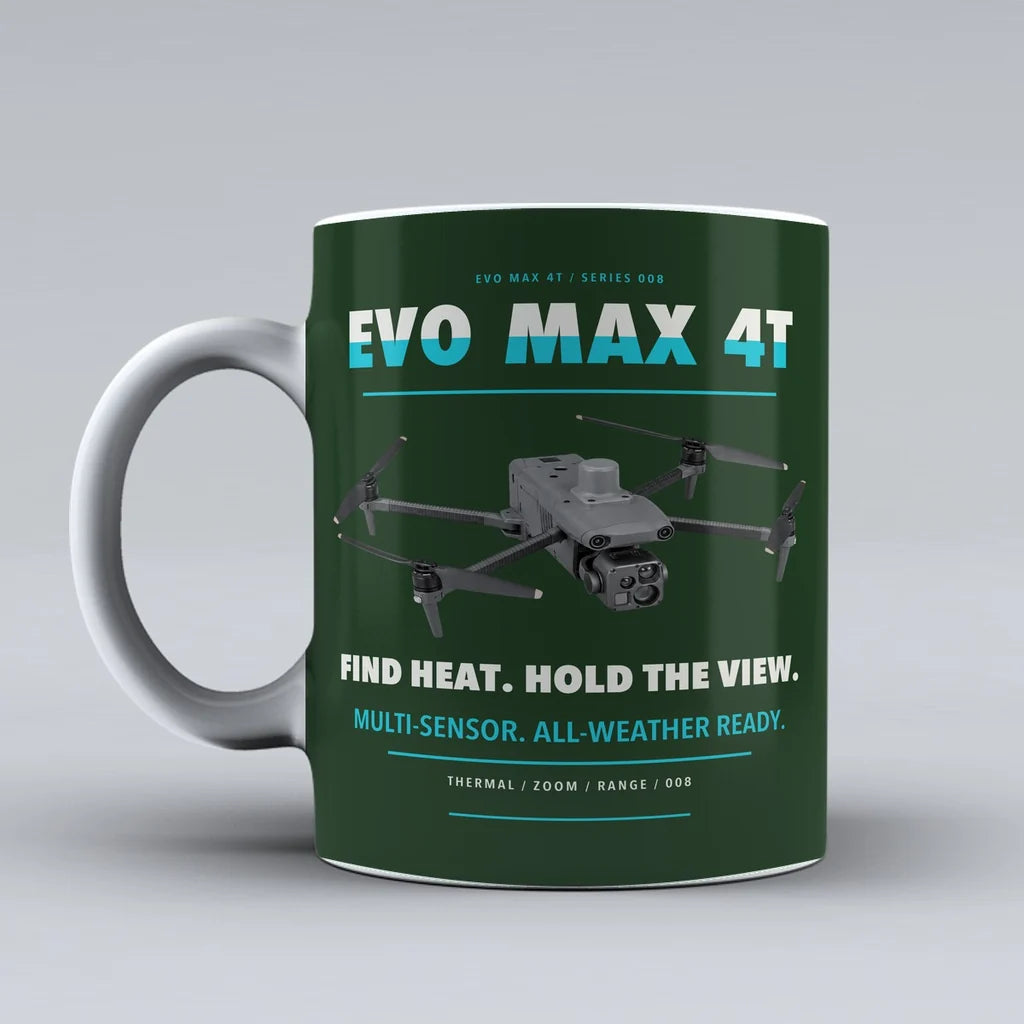 EVO Max 4T Mug design on dark green autel