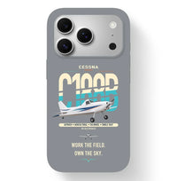 Thumbnail for Cessna A188B AgTruck design on gray magsafe iphone case, for iPhone 17 Pro