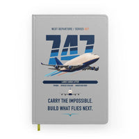 Thumbnail for Boeing 747-400 Dreamlifter design on light gray notebook