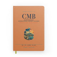 Thumbnail for Bandaranaike International Airport Colombo (CMB) design on orange notebook