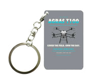 Thumbnail for DJI Agras T100 Key Chain design on gray key chain