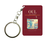 Thumbnail for Oulu Airport (OUL) design on dark red key chain