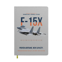 Thumbnail for F-15X Advanced Eagle Proposal Proven Airframe New Capacity design on light gray notebook
