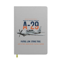 Thumbnail for A-29 Super Tucano Light Attack design on light gray notebook
