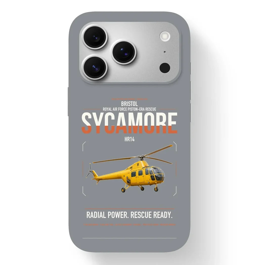 Bristol Sycamore HR14 design on gray magsafe iphone case, for iPhone 17 Pro