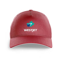 Thumbnail for WestJet Airlines logo printed on dark red cap