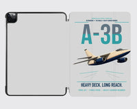 Thumbnail for A-3B Skywarrior design on light gray ipad tablet case