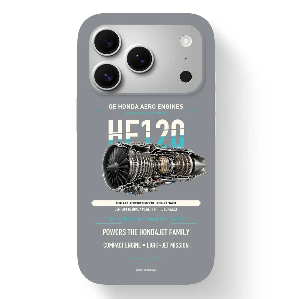 HF120 Case design on gray iphone case