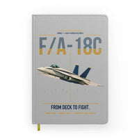 Thumbnail for F-A-18C Hornet design on light gray notebook