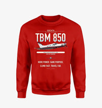 Thumbnail for Socata TBM 850 design on red sweatshirt