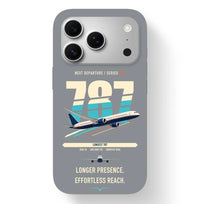 Thumbnail for Boeing 787-10 Dreamliner design on gray magsafe iphone case