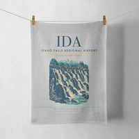 Thumbnail for Idaho Falls Regional Airport (IDA) design on light gray towel