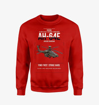 Thumbnail for Boeing AH-64E Apache Guardian design on red sweatshirt