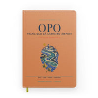 Thumbnail for Porto Francisco Sá Carneiro Airport (OPO) design on orange notebook