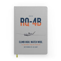 Thumbnail for RQ-4B Global Hawk design on light gray notebook