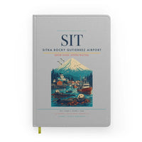 Thumbnail for Sitka Rocky Gutierrez Airport (SIT) design on light gray notebook