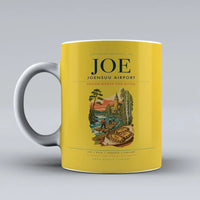 Thumbnail for Joensuu Airport (JOE) airport code design on yellow ceramic mug
