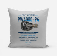 Thumbnail for PW4000-94 design on light gray pillow
