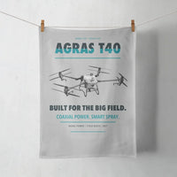 Thumbnail for DJI Agras T40 design on light gray towel