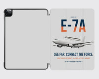 Thumbnail for E-7A Wedgetail design on light gray ipad tablet case