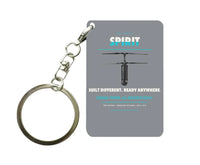 Thumbnail for Ascent AeroSystems Spirit Key Chain design on gray key chain