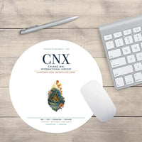 Thumbnail for Chiang Mai International Airport (CNX) design on white round mouse pad