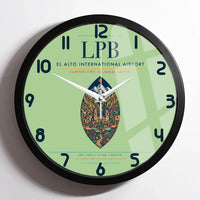Thumbnail for El Alto International Airport LPB Wall-Clock Framed - Light Green