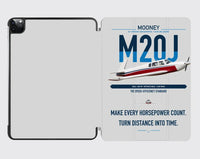 Thumbnail for Mooney M20J 201 design on light gray ipad tablet case
