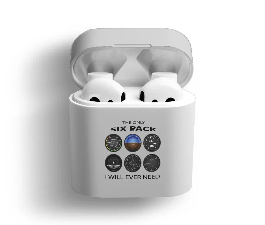 The Only Six Pack I Will Ever Need AirPods plastic case - Light Gray