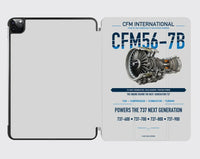 Thumbnail for CFM56-7B design on light gray ipad tablet case