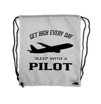 Thumbnail for Get High Every Day Sleep Drawstring Bag - view 6