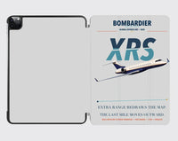 Thumbnail for Bombardier Global Express XRS design on light gray ipad tablet case