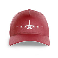 Thumbnail for Airbus A400M Silhouette printed hat - dark red