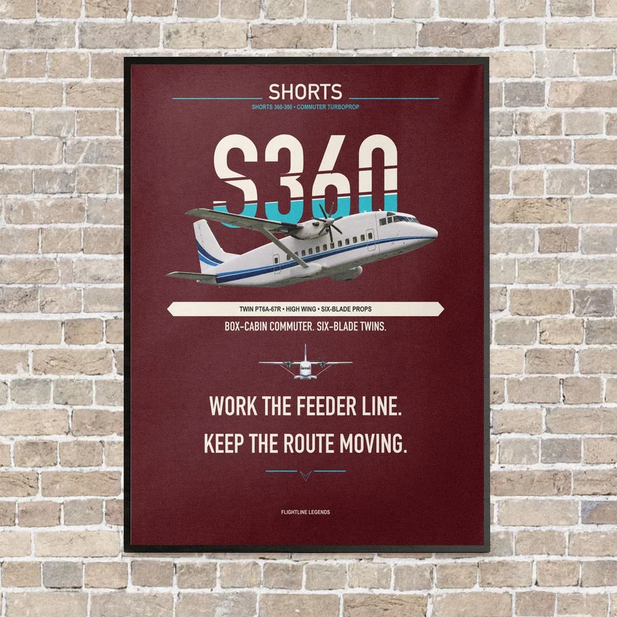 Shorts 360-300 vertical canvas print - framed - dark red background