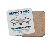 Thumbnail for DJI Mavic 2 Pro design on light gray 1 piece coaster