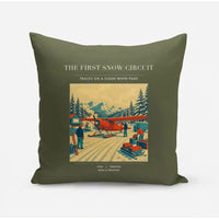 Thumbnail for VINTAGE G4480 - The First Snow Circuit - Designed Pillows design on greenarmy