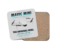 Thumbnail for DJI Mavic Mini design on light gray 1 piece coaster