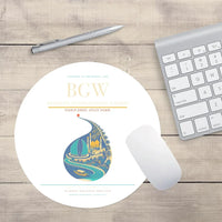 Thumbnail for Baghdad International Airport BGW Mouse-Pad Round - White