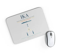 Thumbnail for Tehran Imam Khomeini International Airport (IKA) design on light gray rectangle mouse pad