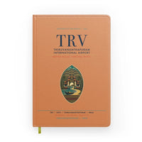Thumbnail for Thiruvananthapuram International Airport (TRV) design on orange notebook