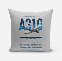 Thumbnail for Airbus A310-300 design on light gray pillow