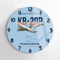 Thumbnail for KB-29P SUPERFORTRESS design on light blue no frame wall clock