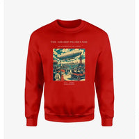 Thumbnail for VINTAGE G4012 - The Airship Promenade - Designed Sweatshirts design on red