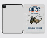 Thumbnail for Sikorsky HH-3E Jolly Green Giant design on light gray ipad tablet case