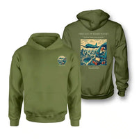 Thumbnail for VINTAGE G4293 - The Cave Of Winds Survey - Double-Side Hoodie design on greenarmy double side