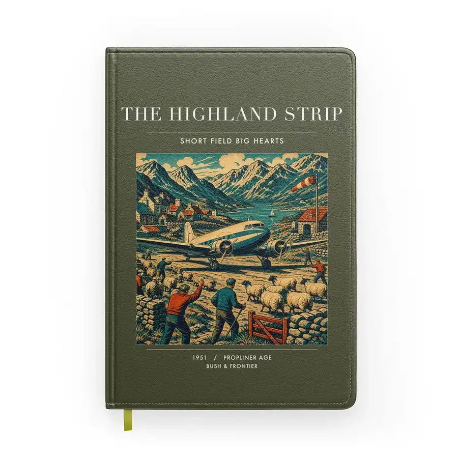 VINTAGE G4097 - The Highland Strip - Designed Notebooks design on greenarmy