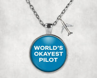 Thumbnail for World's Okayest Pilot Necklace - view 6