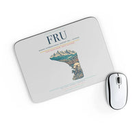 Thumbnail for Manas International Airport (FRU) design on light gray rectangle mouse pad